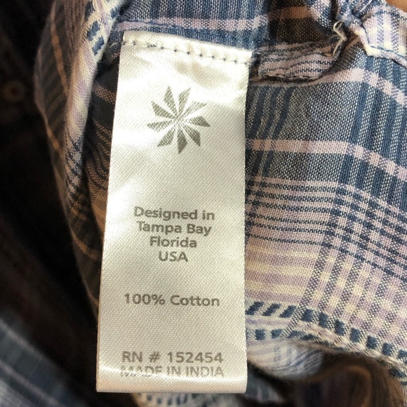 Kyla Seo Shirtdress Blue Plaid Sleeveless Floral Embroidery - Picture 9 of 11